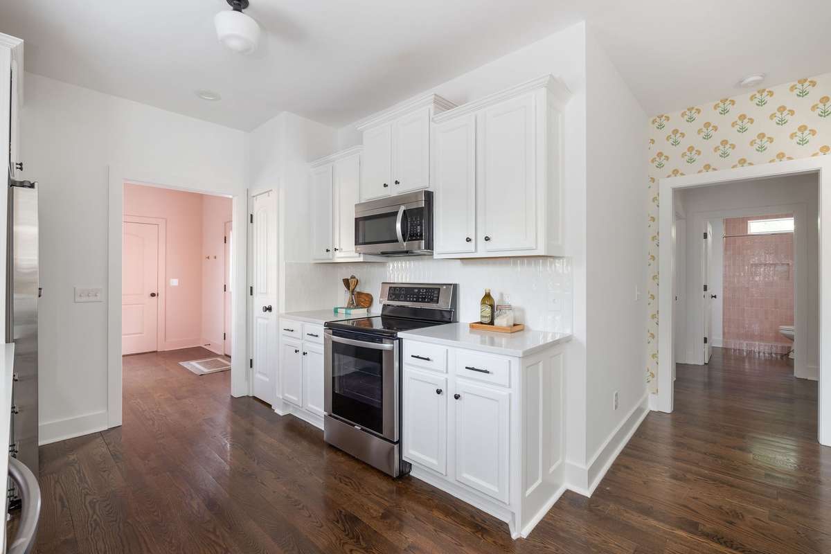 plenty of room for storage and a proper pantry!