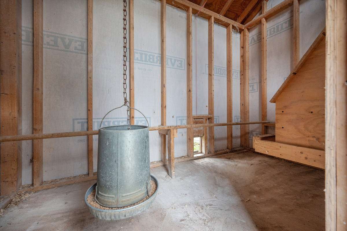 Inside the chicken chateau