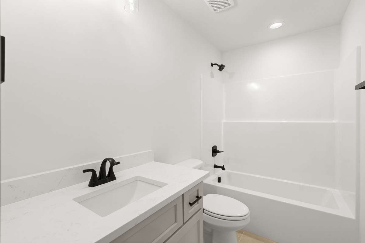 Hall bathroom.