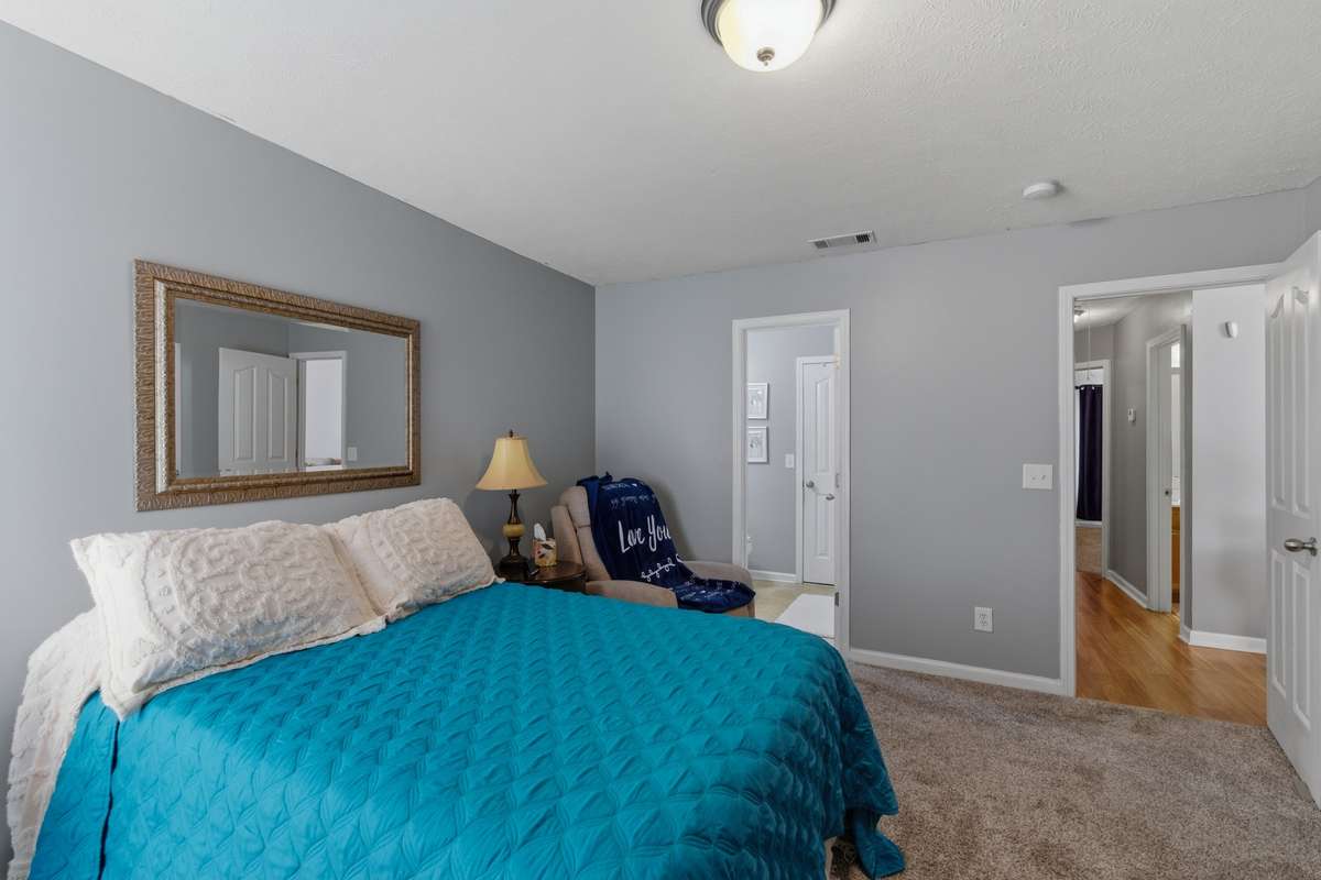 Bedroom #1 - Primary Bedroom with attached full bathroom suite!