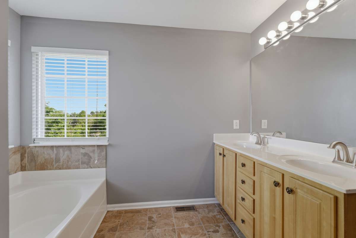 New Faucet fixtures to adorn the double sinks.