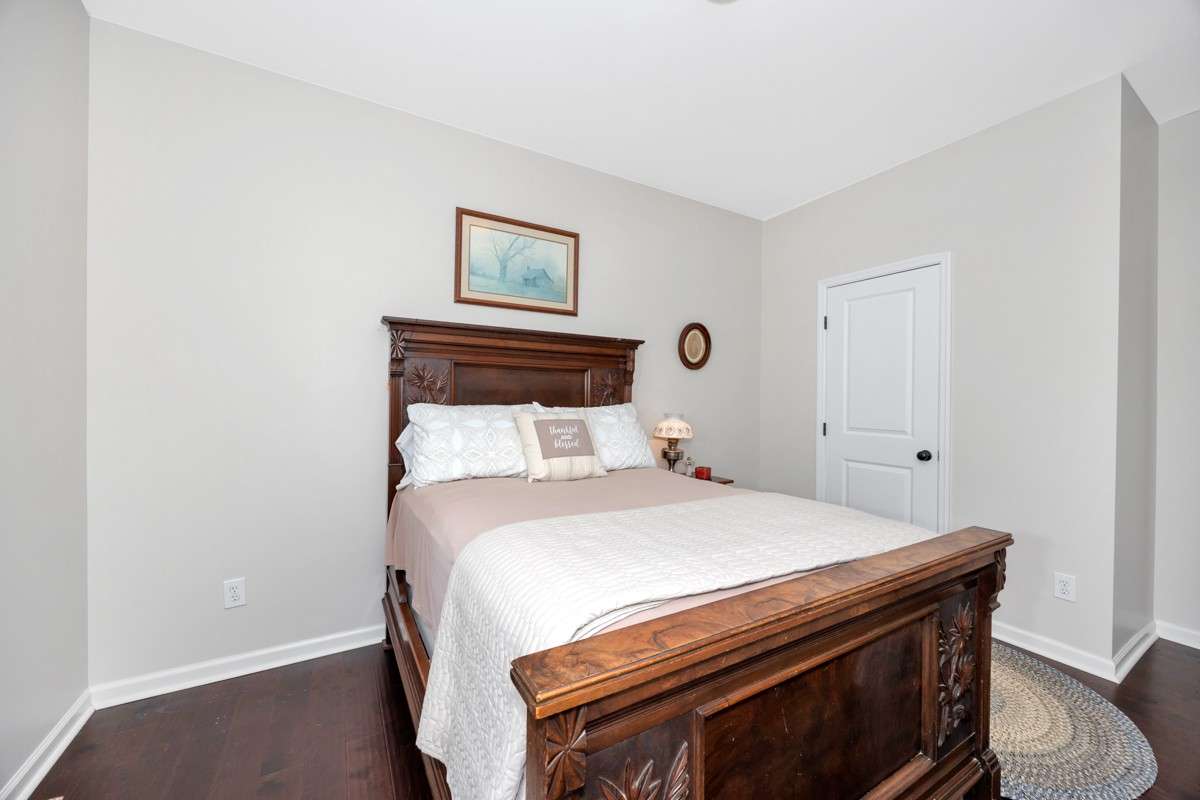 Bedroom- wood flooring