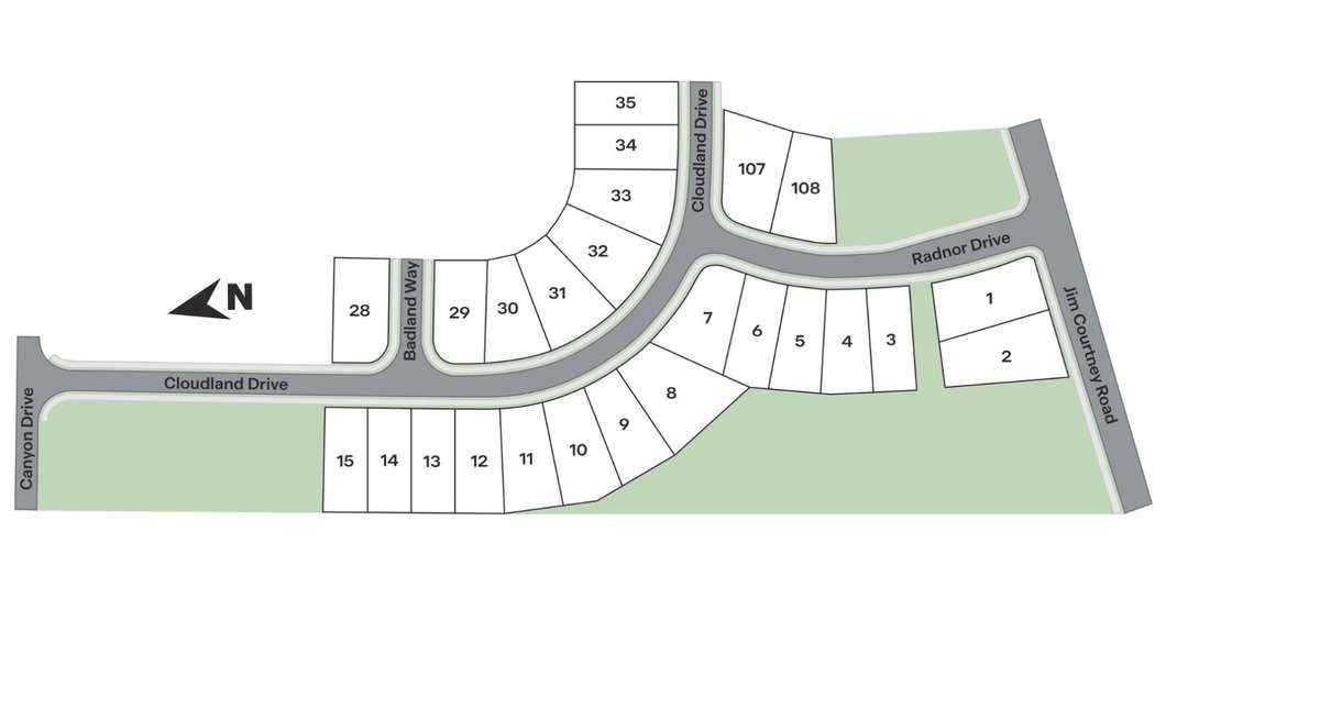 Parkside Point Phase 1 map.