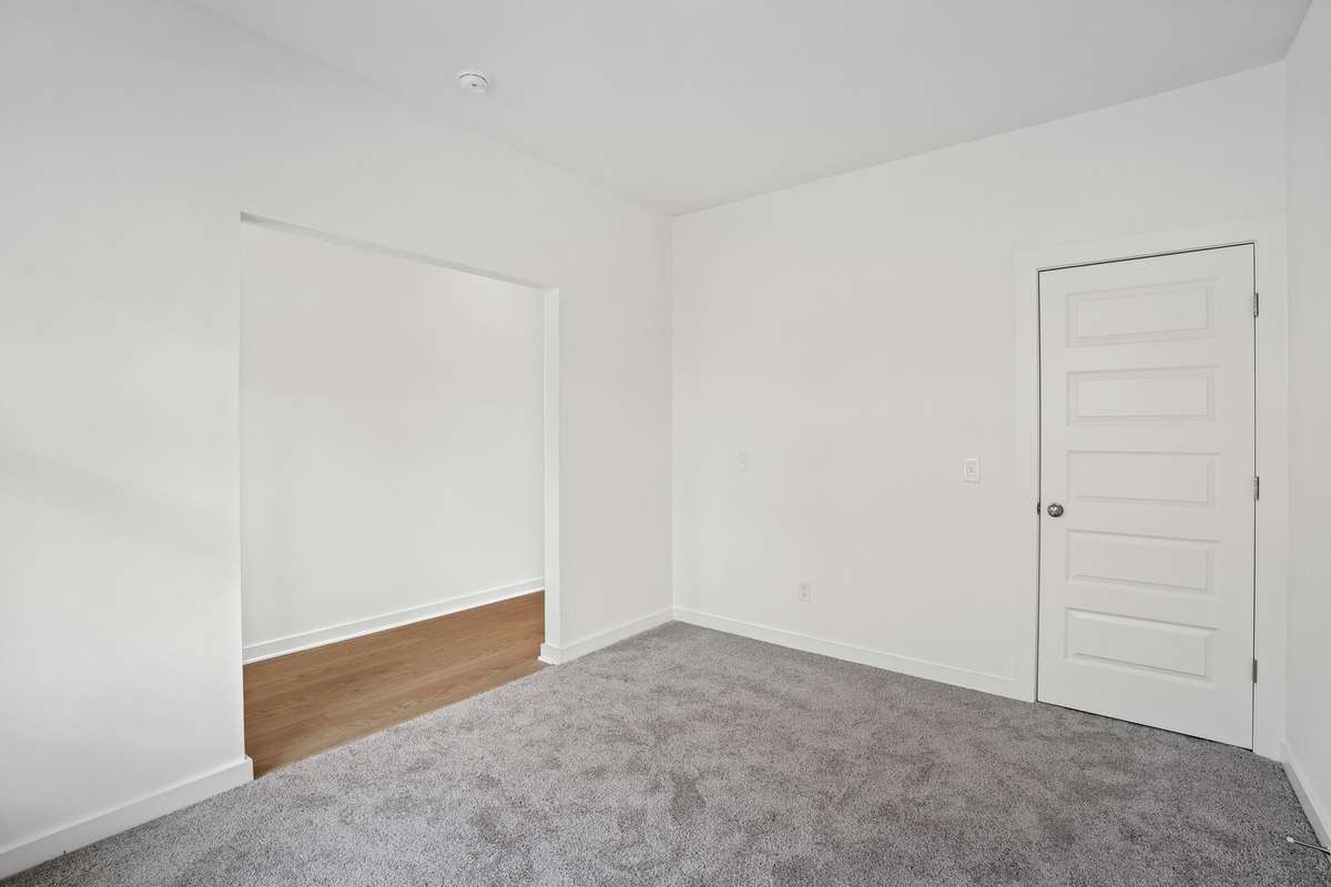 Picture of model home and not of actual home being built.  Colors and selections may vary.  Home being built will have french doors on this office space.