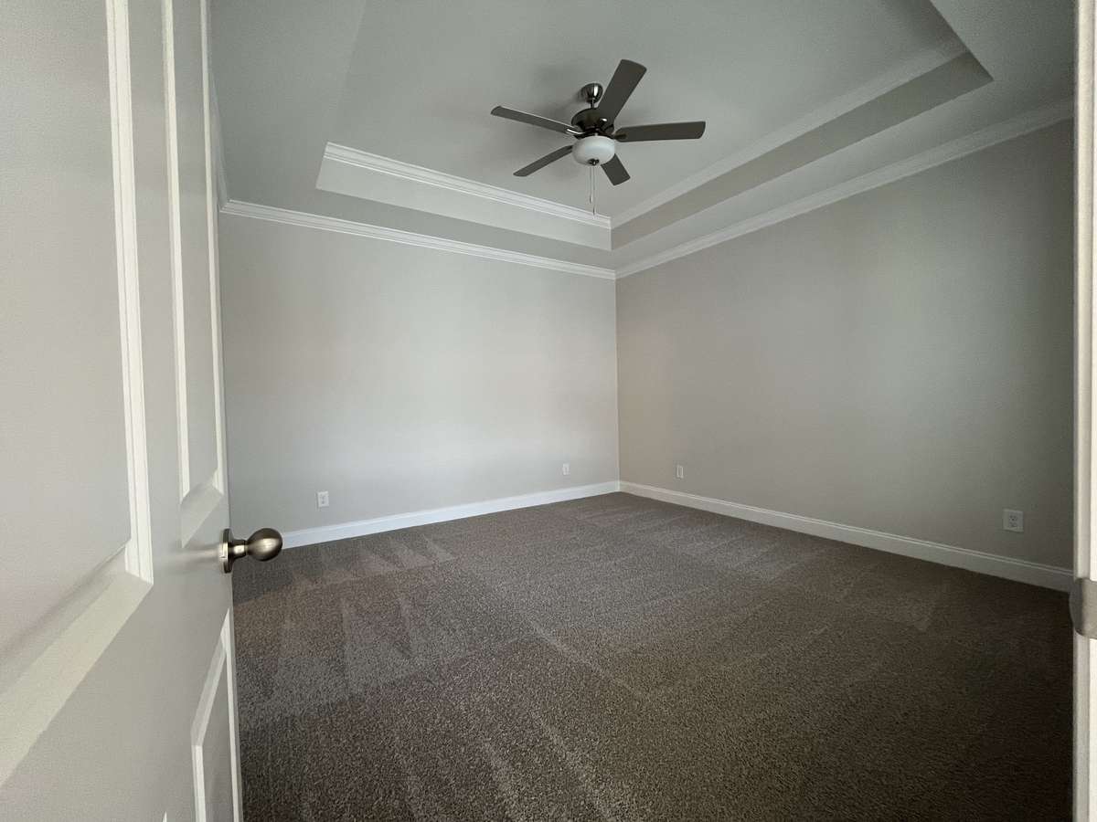 Master Bedroom with included trey ceiling