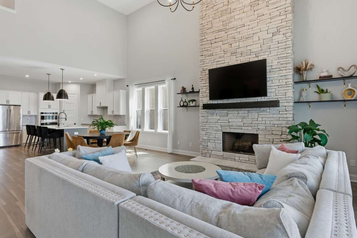 From here, everything connects effortlessly into the kitchen and dining areas, making the layout as functional as it is inviting.