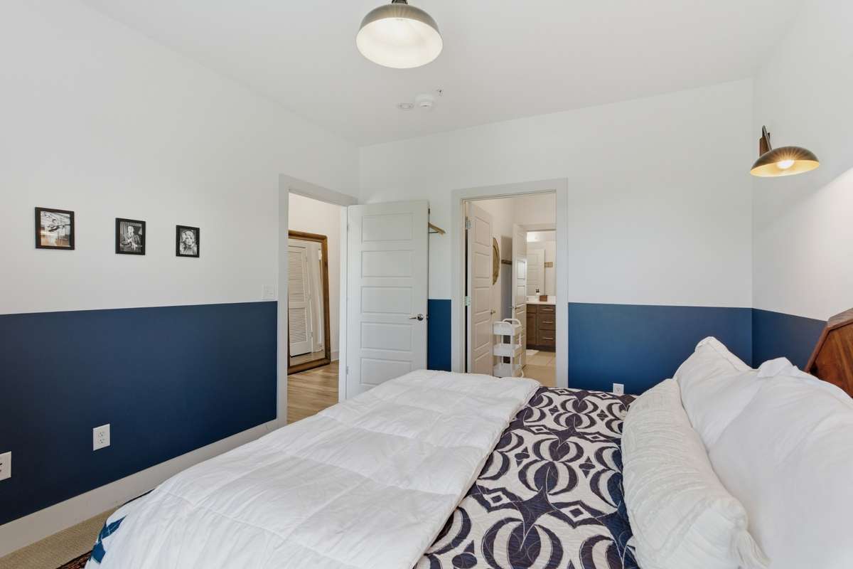 The big bedrooms are just one of this home's many appealing features.