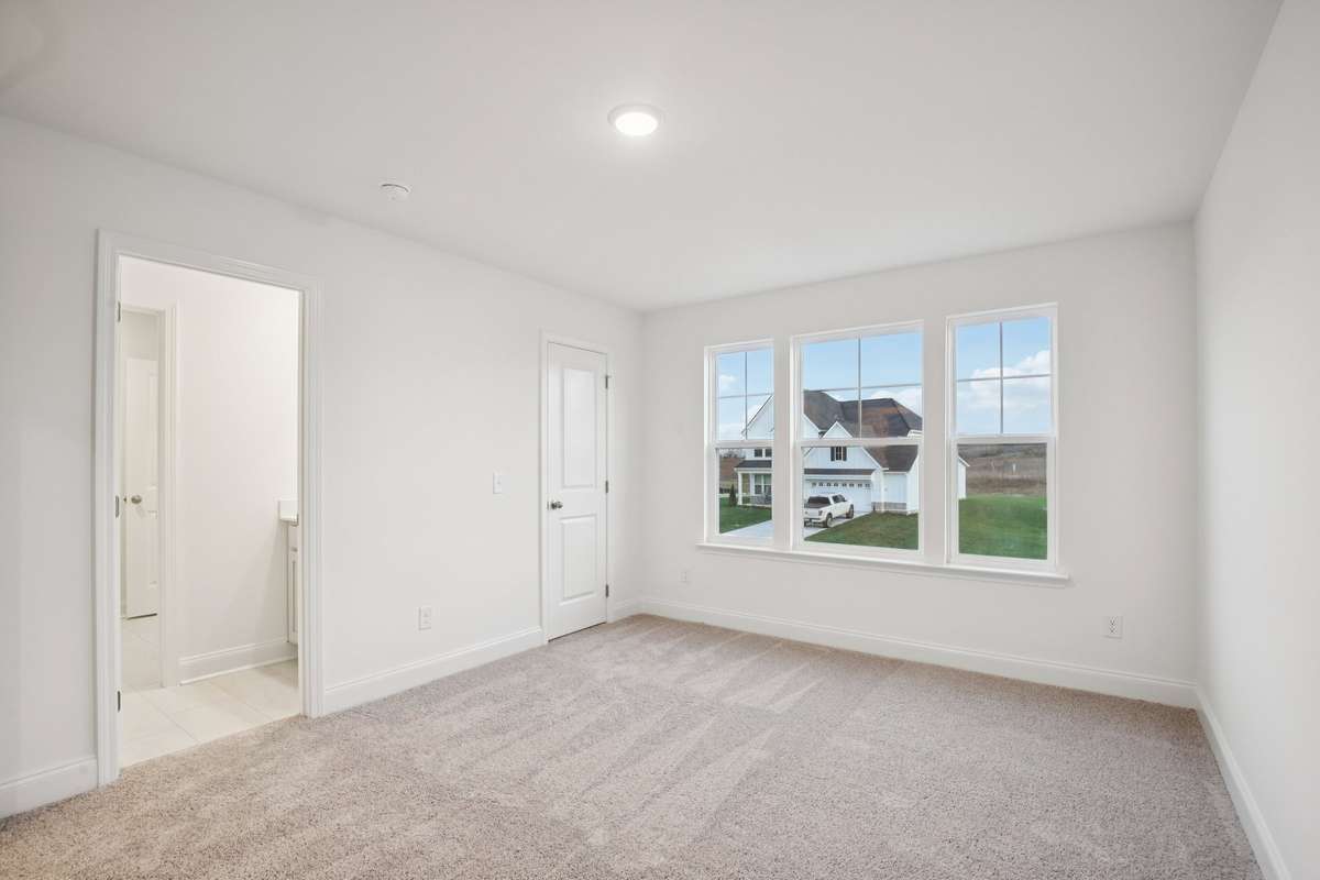 Bedroom #4 measures 15' x 12' and also includes a massive walk-in closet.