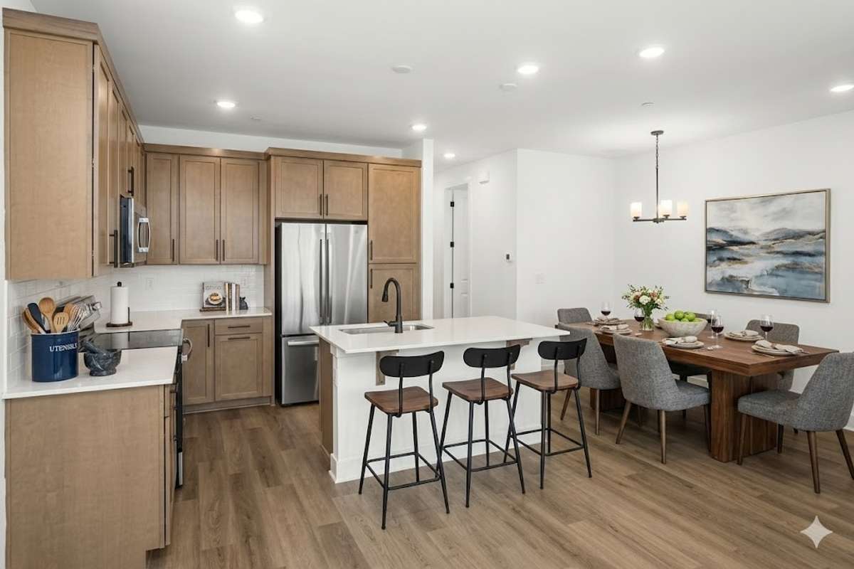 Welcome home!!  Picture of decorated model home