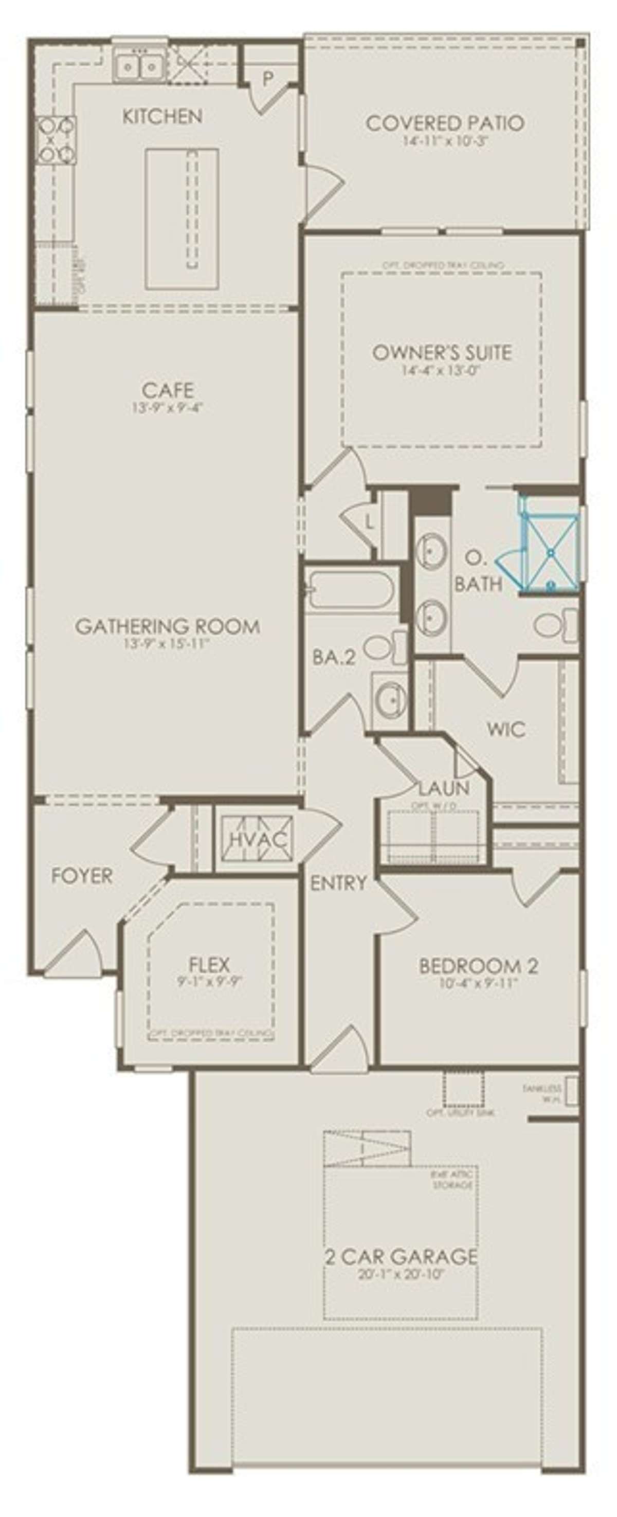 Actual Home Layout = 1,403 Sq Feet