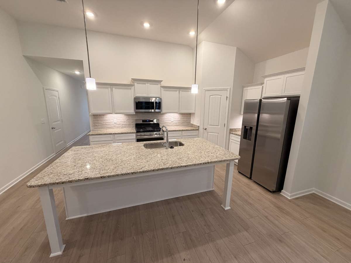 Stock Photo: Kitchen Island has plenty of space! All kitchen appliances you see here are included!