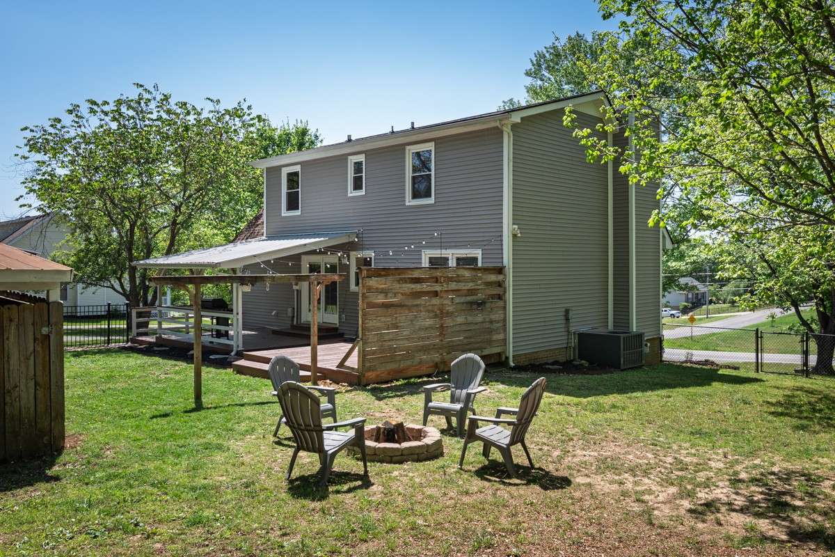 Wow!!  What a great backyard for family, friends & entertaining.  Daytime or . . .