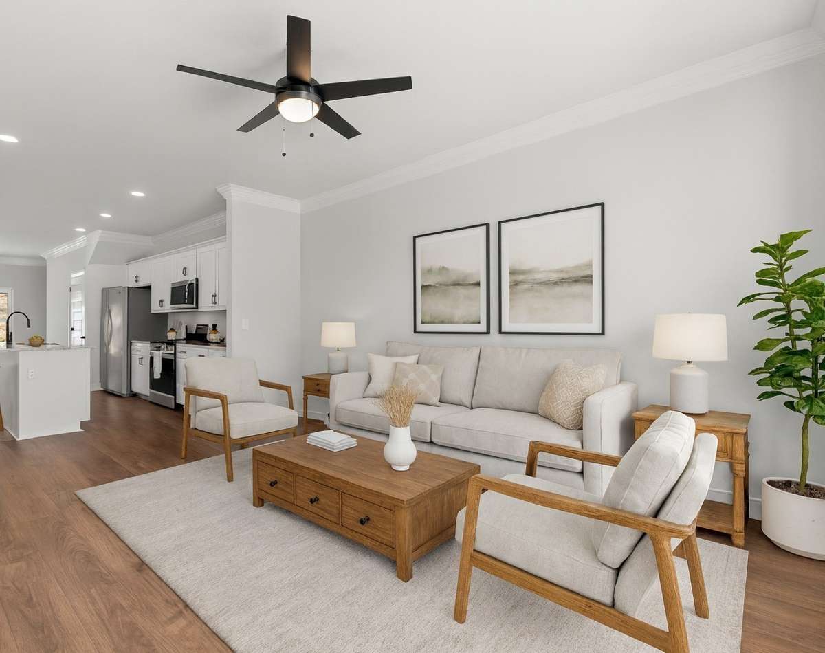 Pic is virtually staged image of previously completed home of same floorplan. Features and finishes may vary.