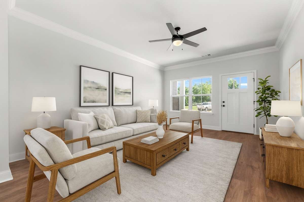 Pic is virtually staged image of previously completed home of same floorplan. Features and finishes may vary.