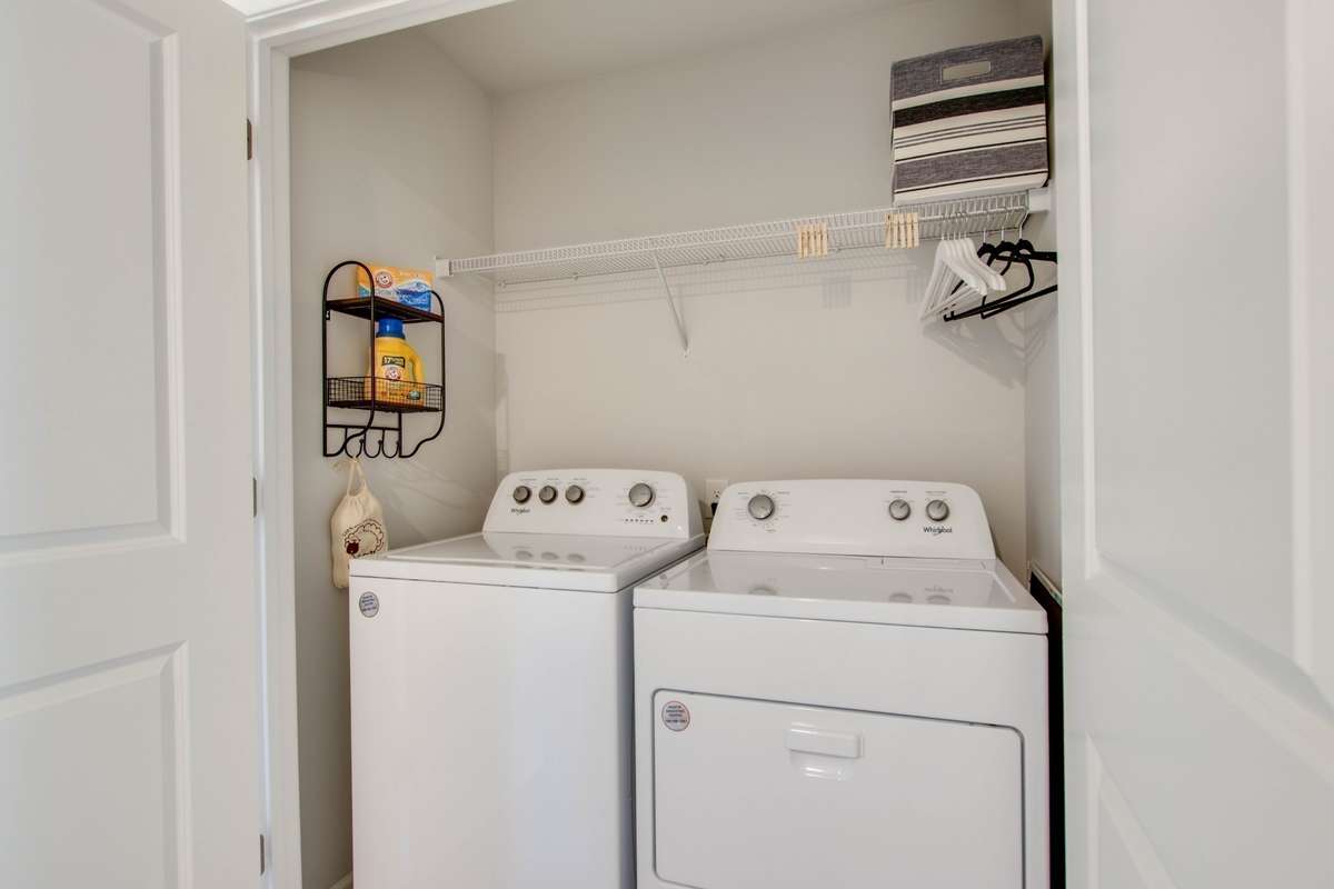 Laundry Room, upstairs by the bedrooms.
