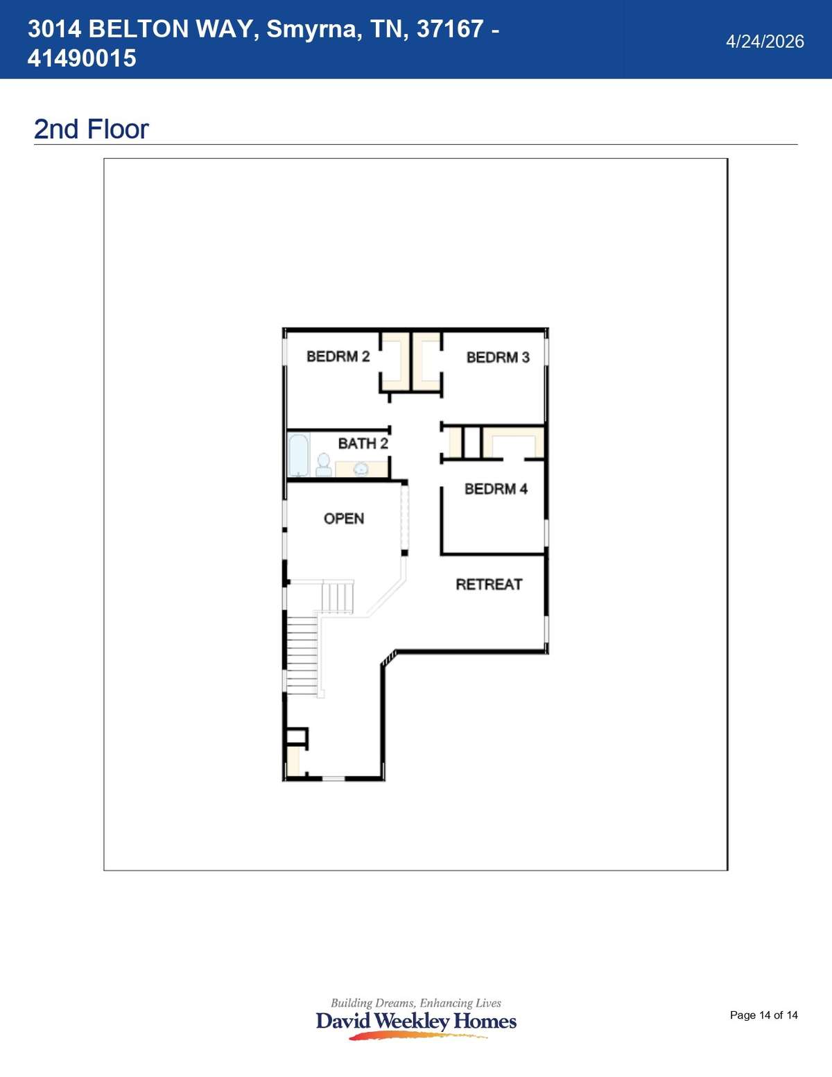 Actual layout of this home