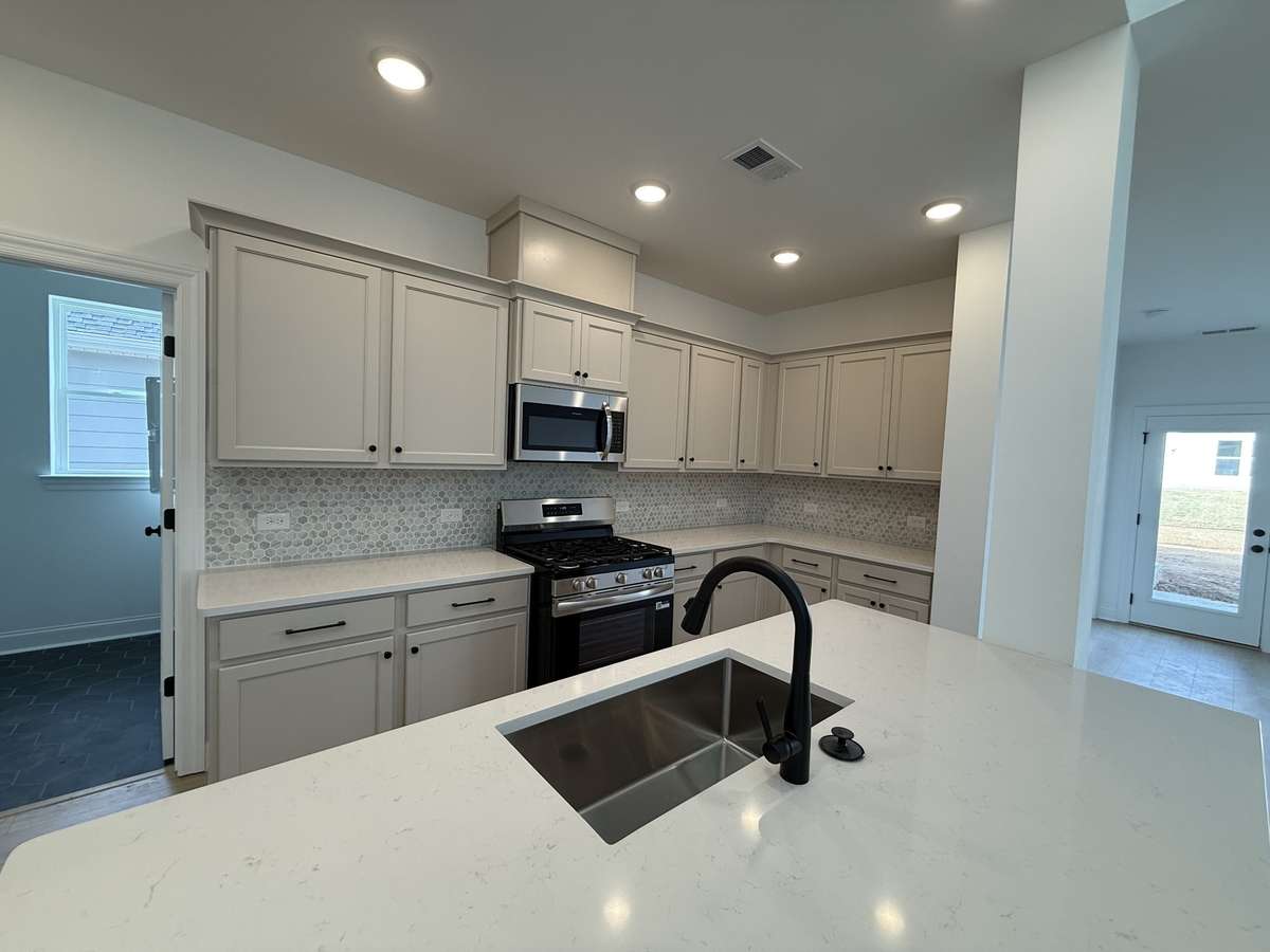 Kitchen in previously built Titus plan