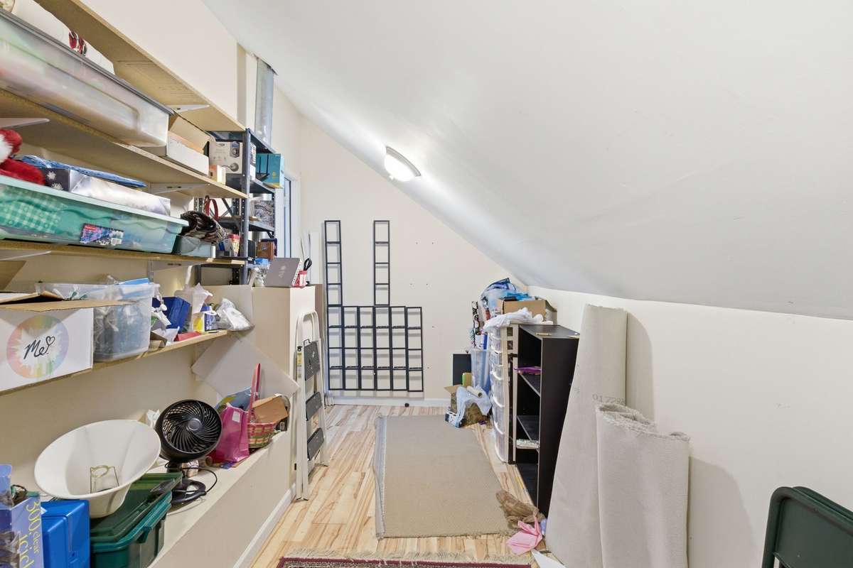 Huge storage closet in bonus room