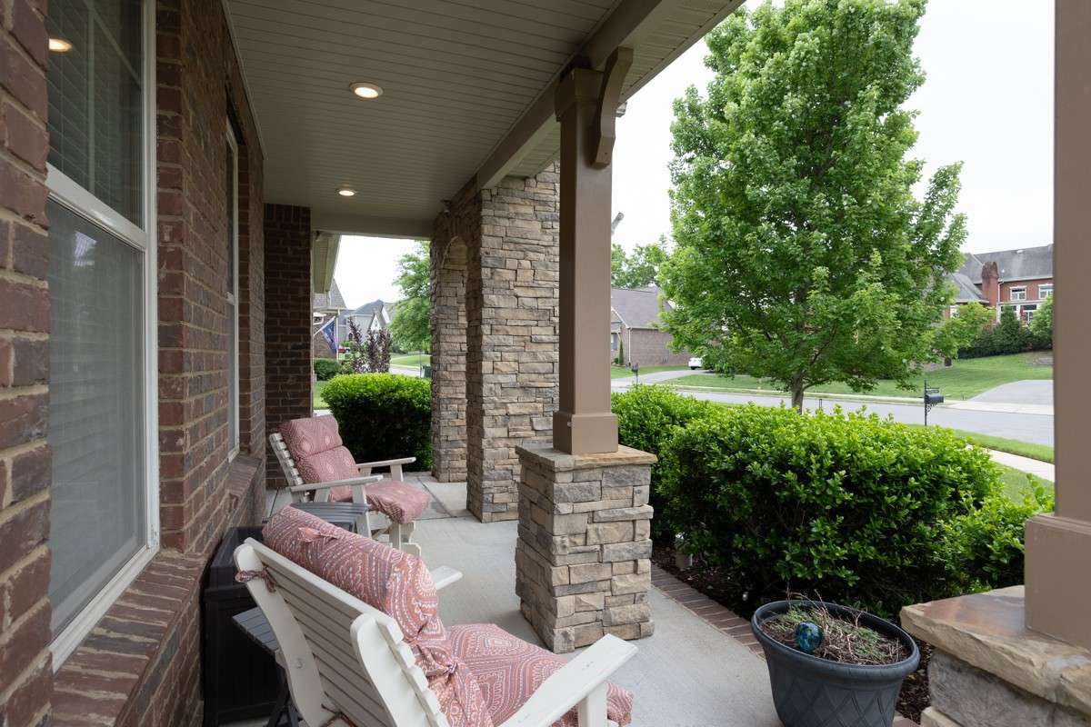 Imagine sipping your morning coffee or watching the sunset in the evenings from your rocking chair front porch.