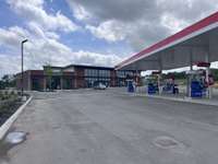Located across Powell Grove Road is Exxon RR Market
