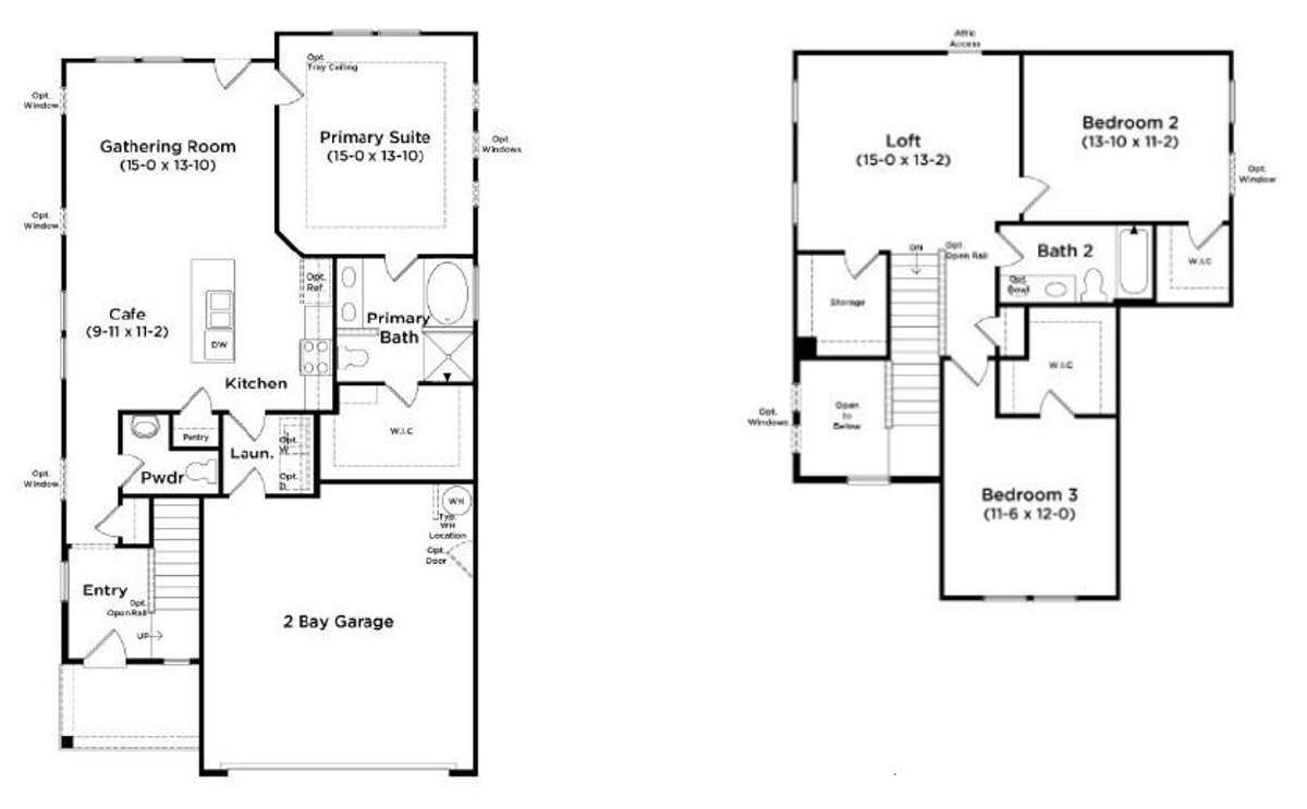 Freesia by DRB Homes- Floor Plan.