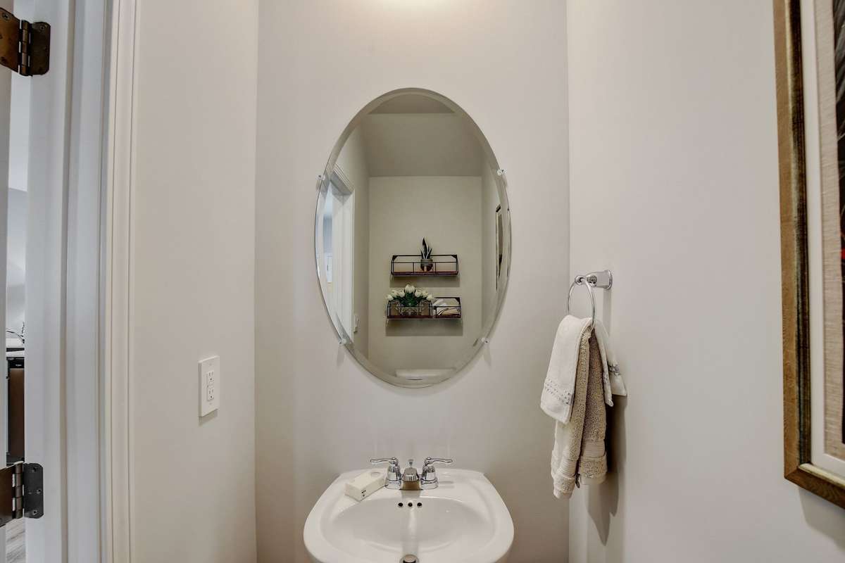 Photos are of our model home.  Some decorator items are not included.
