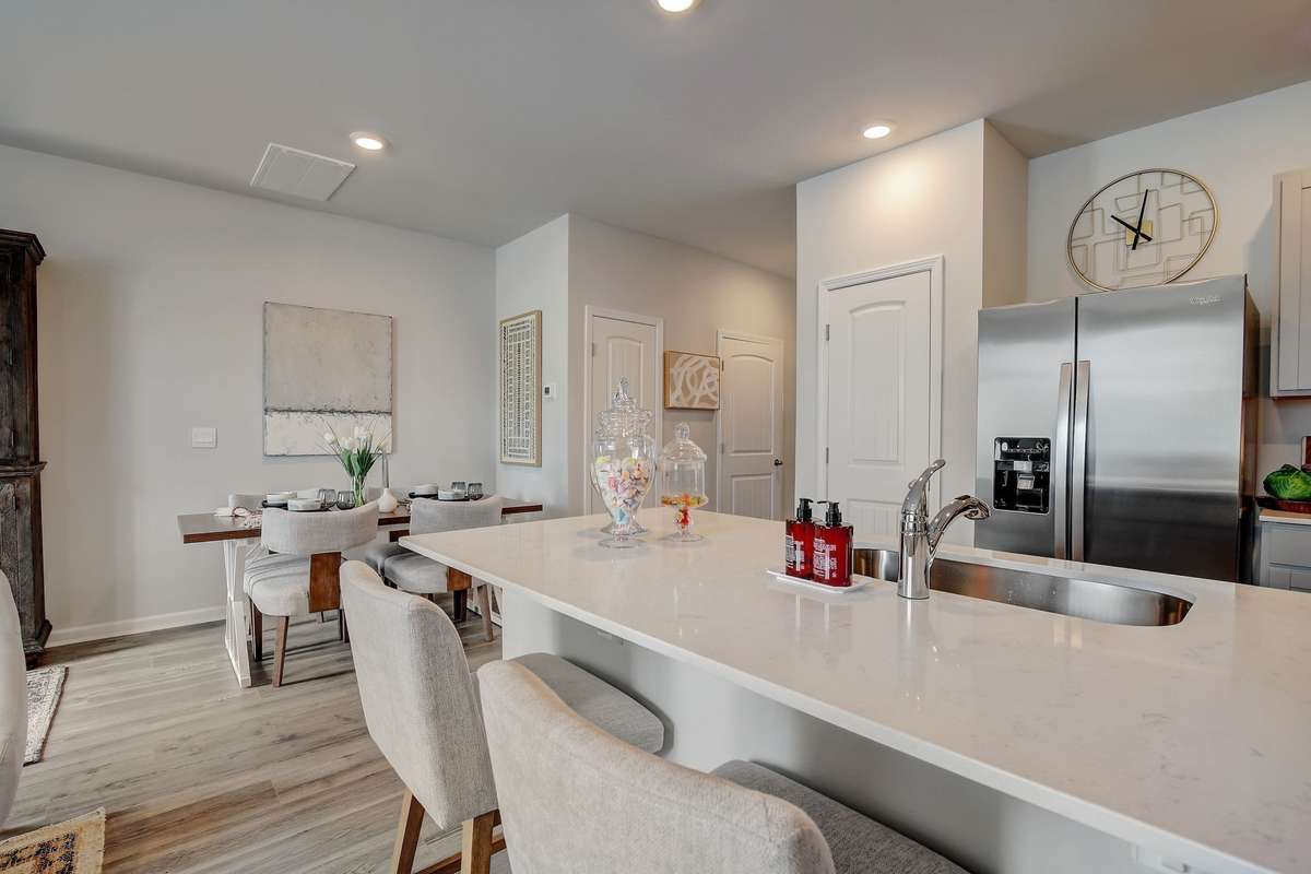 Photos are of our model home.  Some decorator items are not included.