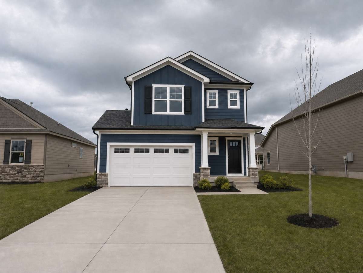 Digitally Enhanced Photo - Showing finished exterior color selections!