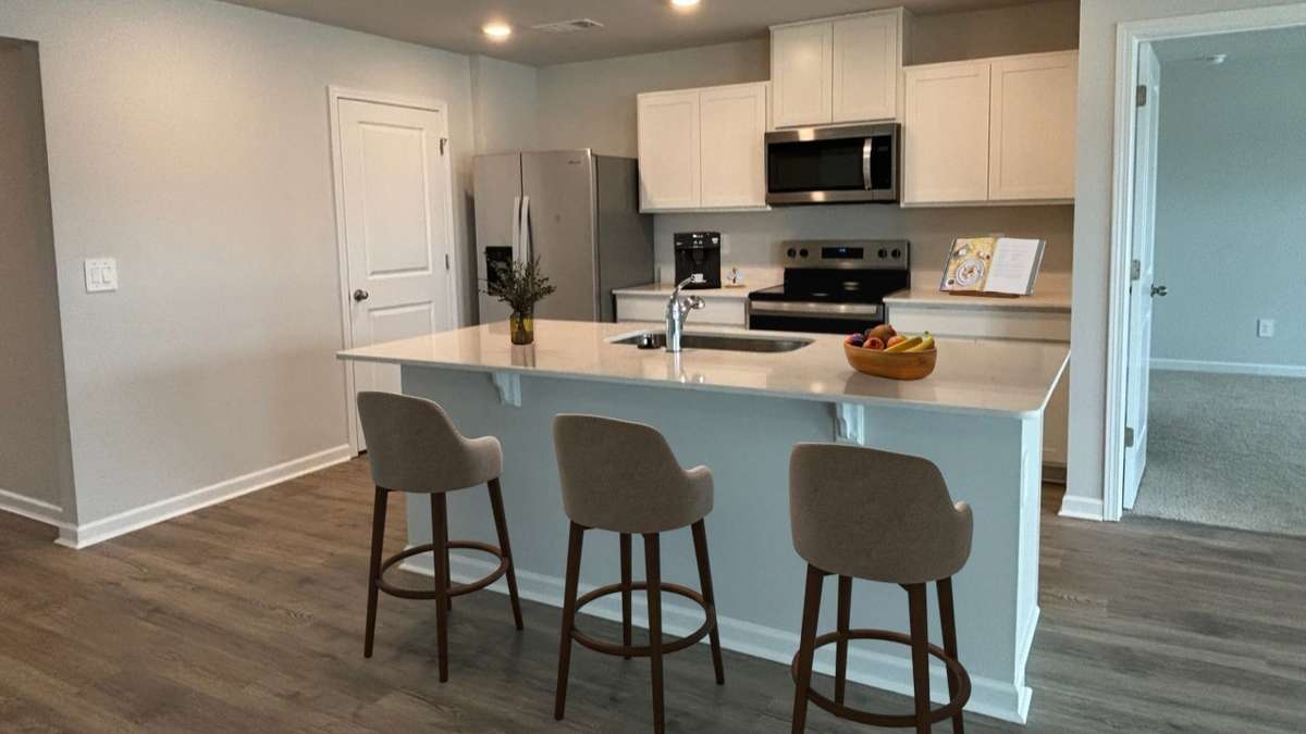 Ceiling fan not included or blinds.
Home Similar but not the same