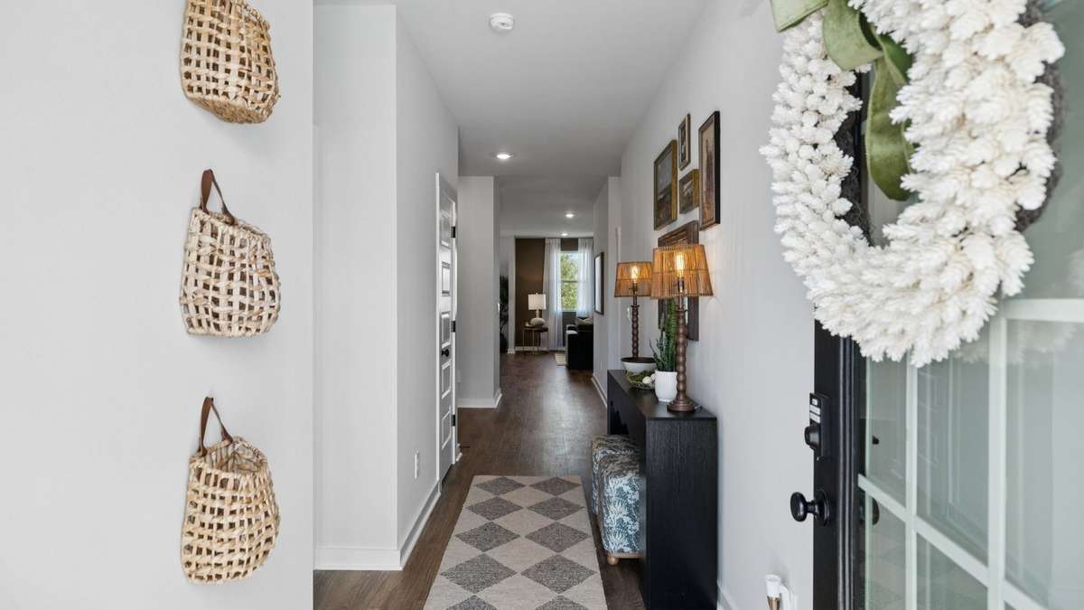 Images of the Milford Model Home.  Not all options or features are included in the base price.