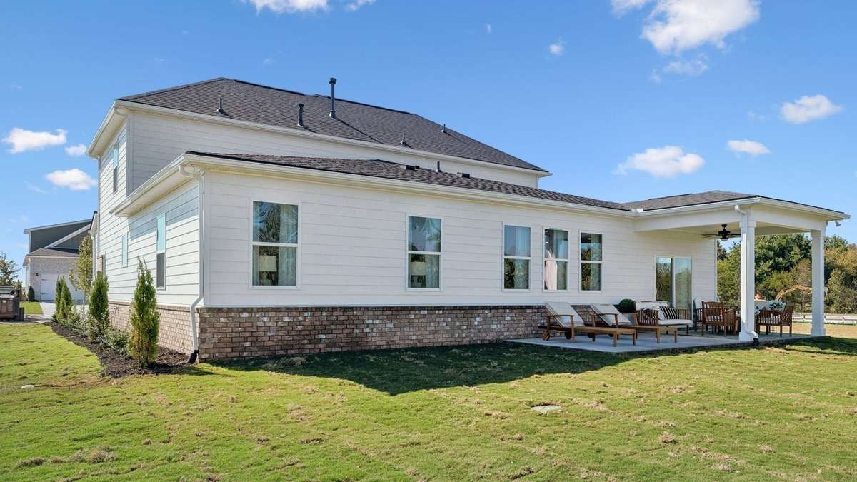 Images of the Milford Model Home.  Not all options or features are included in the base price.