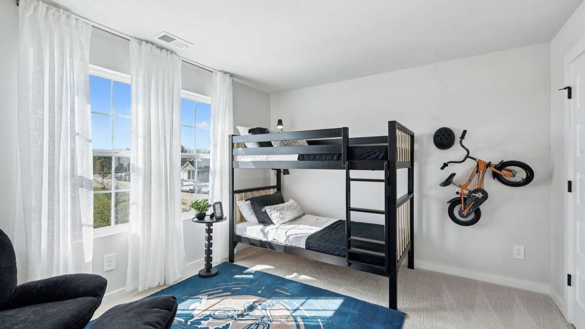 Images of the Milford Model Home.  Not all options or features are included in the base price.