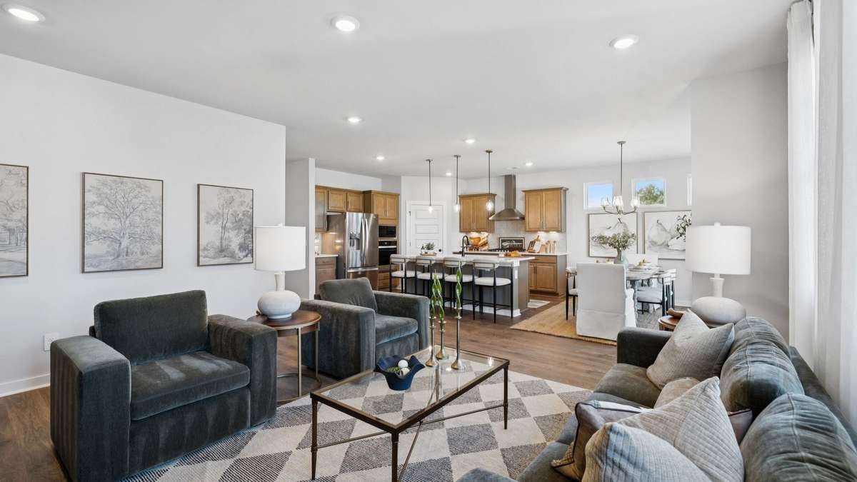 Images of the Milford Model Home.  Not all options or features are included in the base price.