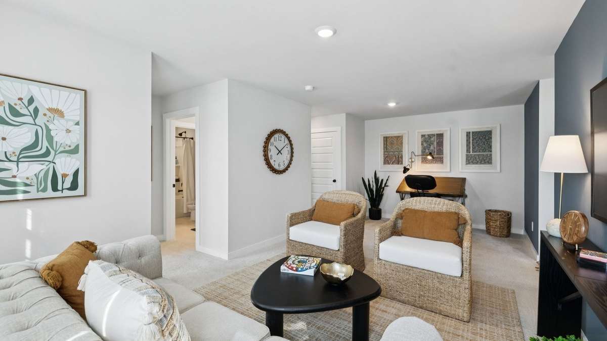 Images of the Milford Model Home.  Not all options or features are included in the base price.