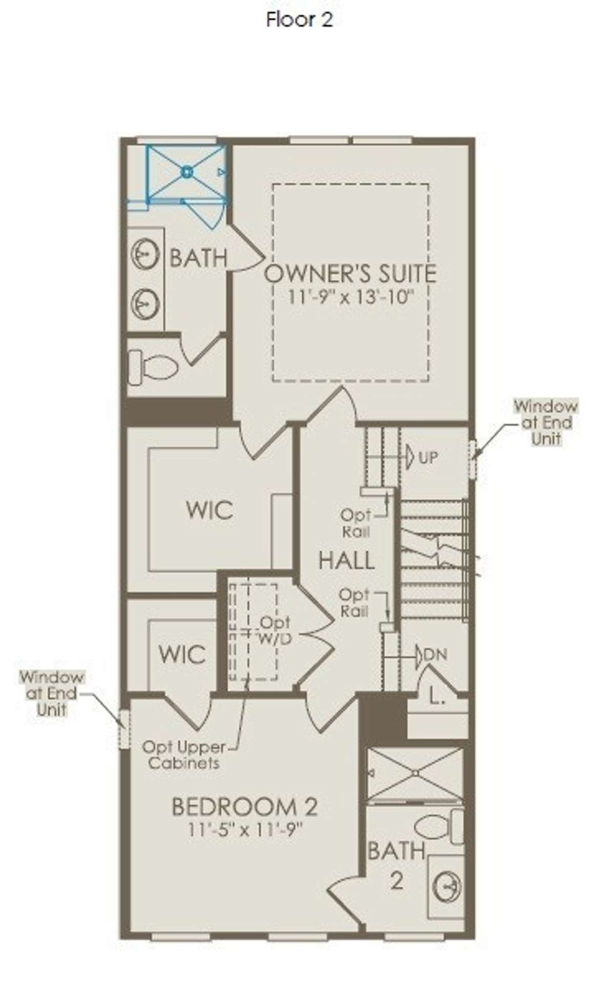 Bedroom Level Layout