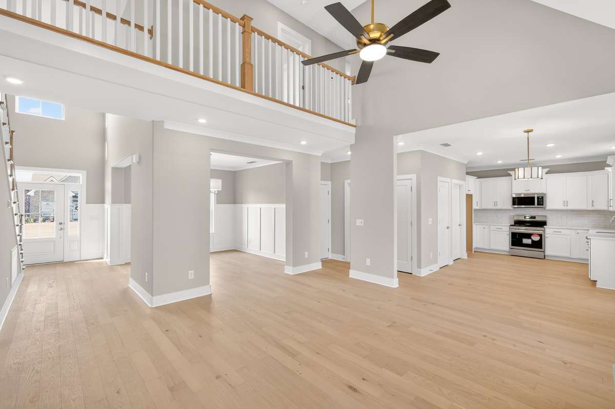 Open floor plan downstairs