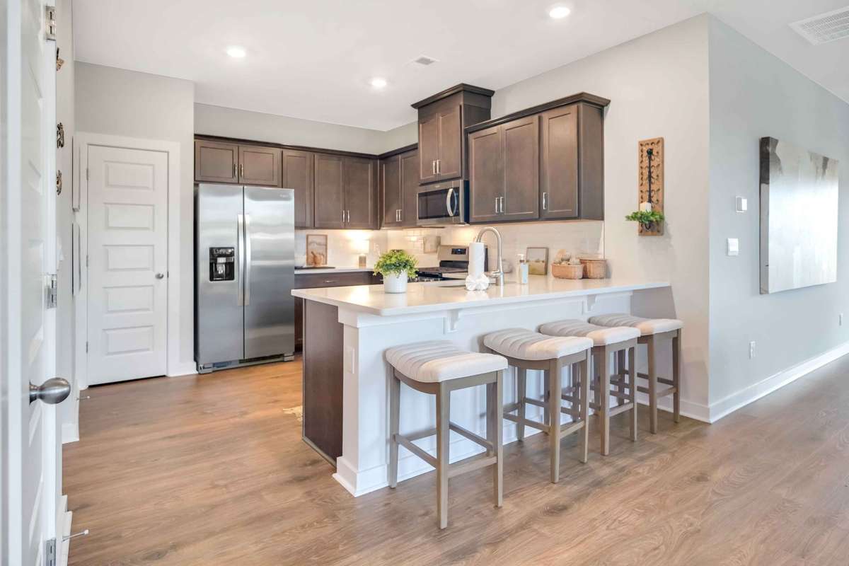 Pictures are of our furnished model home & of an empty previously built home.  Features may vary. Refrigerator, washer & dryer are not included.