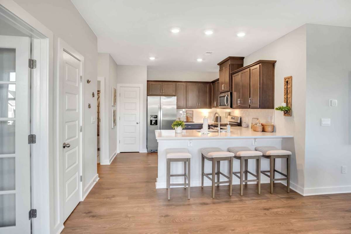Pictures are of our furnished model home & of an empty previously built home.  Features may vary. Refrigerator, washer & dryer are not included.