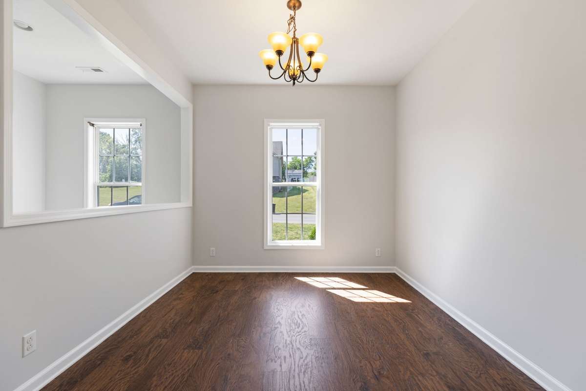 Formal Dining area is locate at the front of the house just off the kitchen and living room area