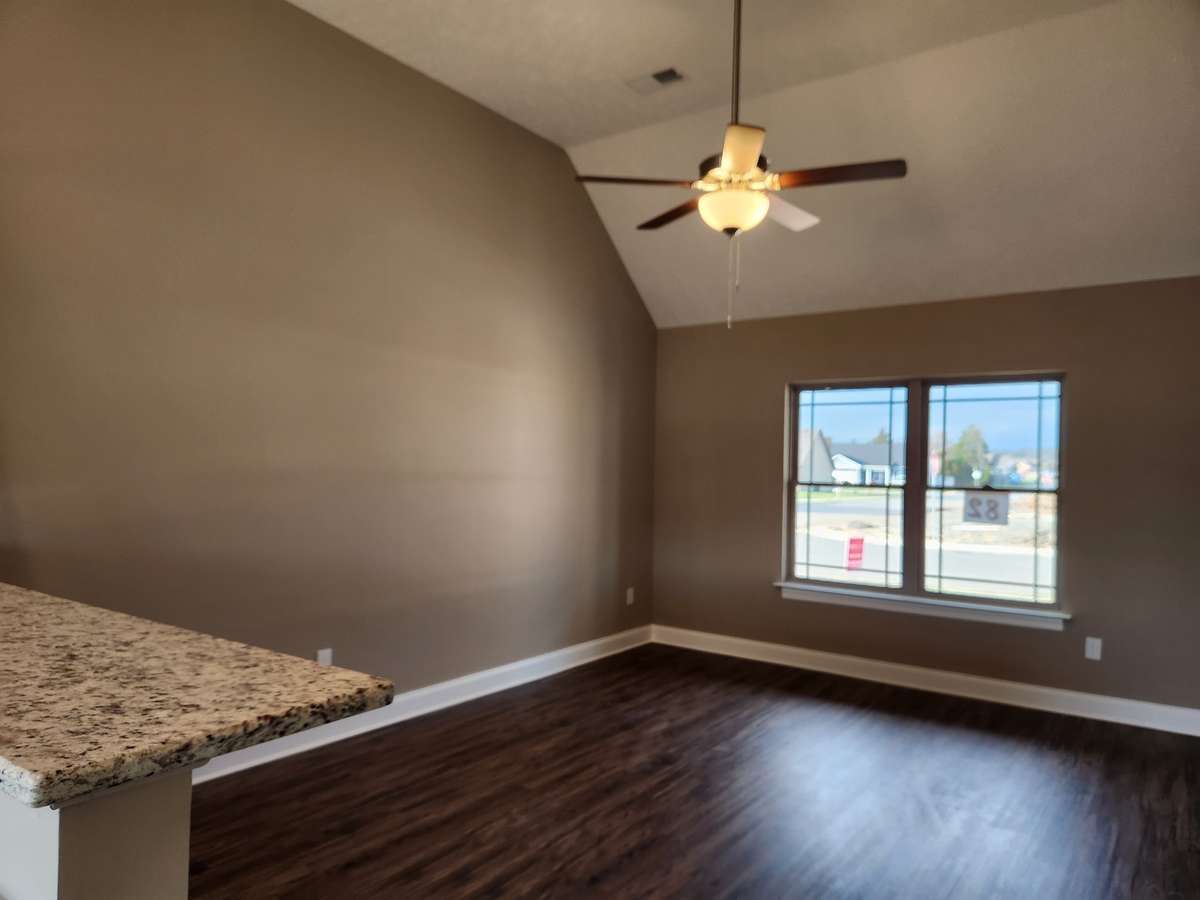 Kitchen is Open to the Living Room.  Picture of Similar House.
