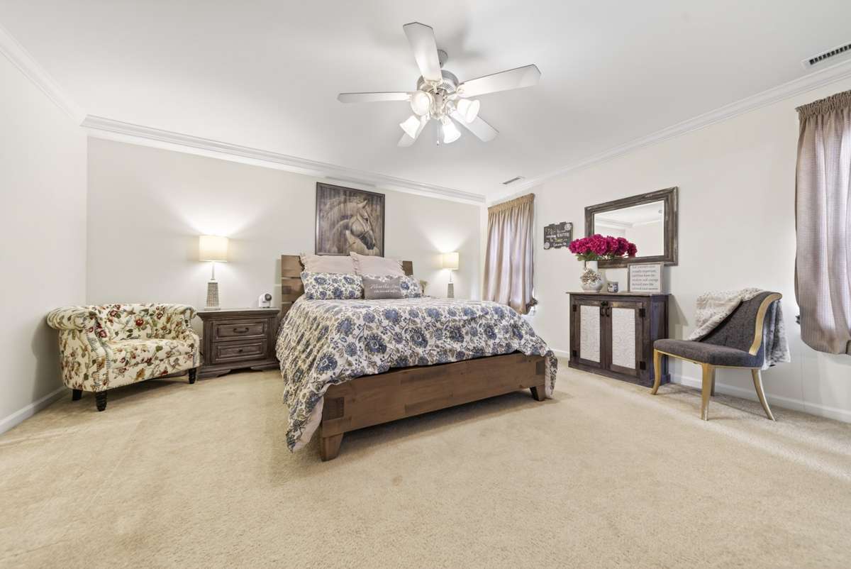 Second Master upstairs also with full bathroom and huge walk in closet.