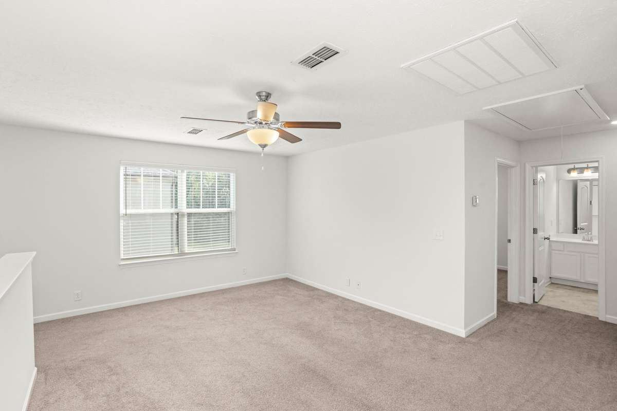 Upstairs loft area