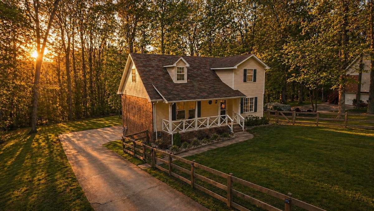 Front of home - Photo is digitally enhanced