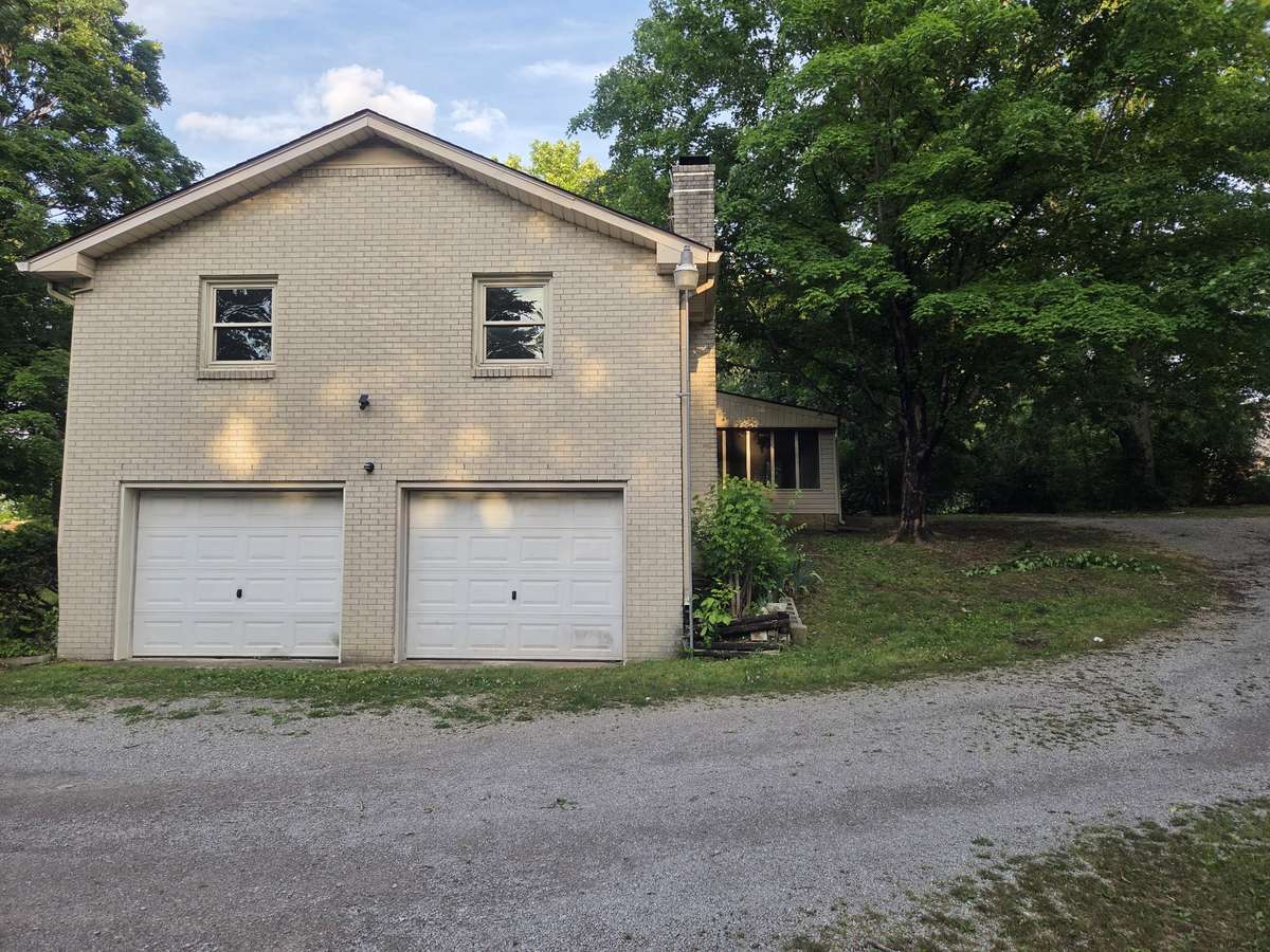 Two car garage with full basement