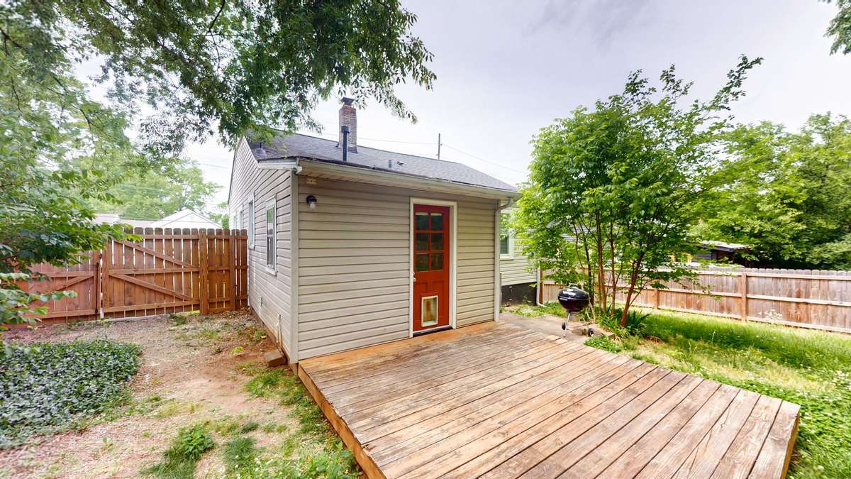 Full Fenced Rear Yard surrounds your Back Deck