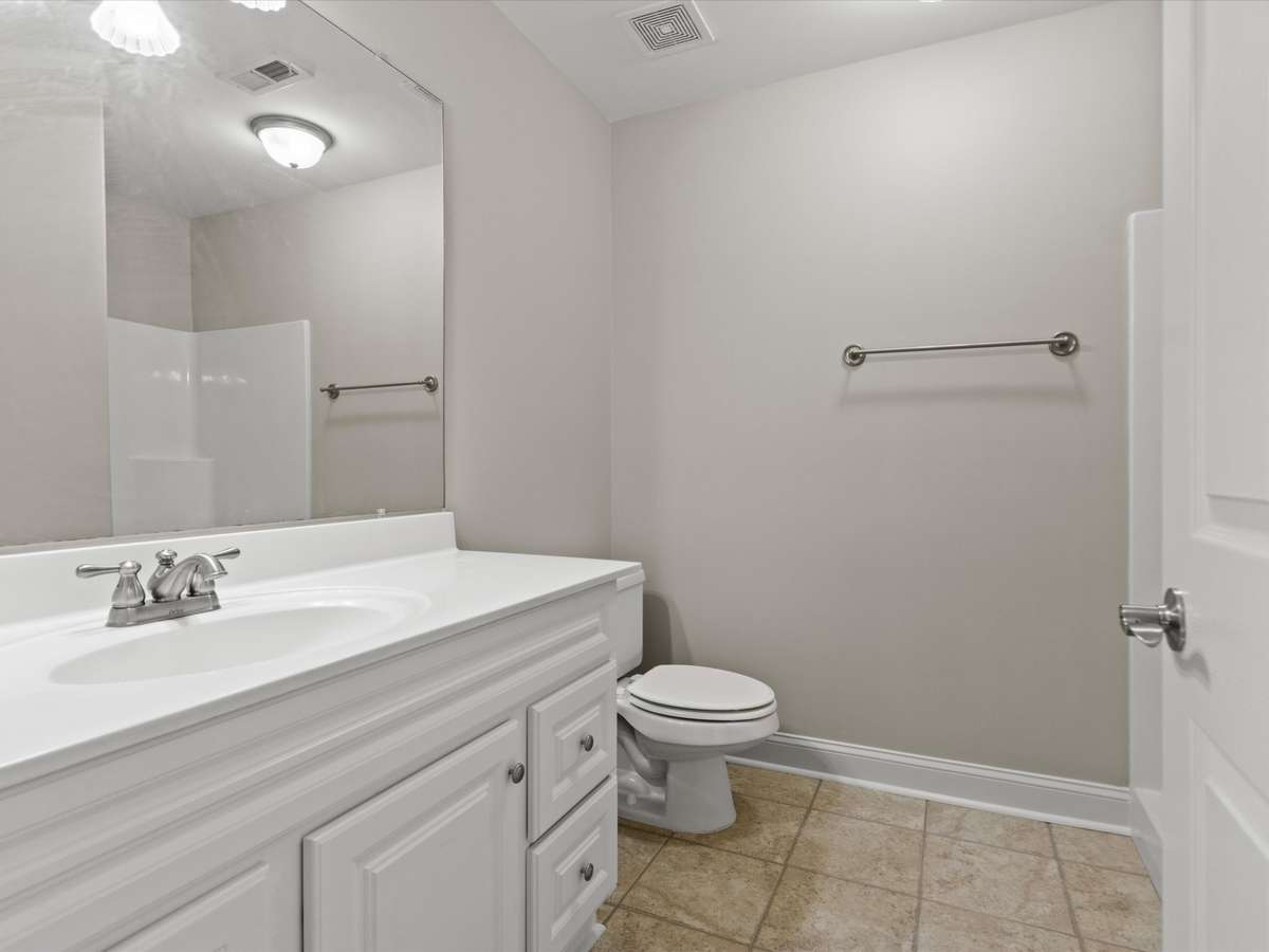 Bathroom -tile flooring