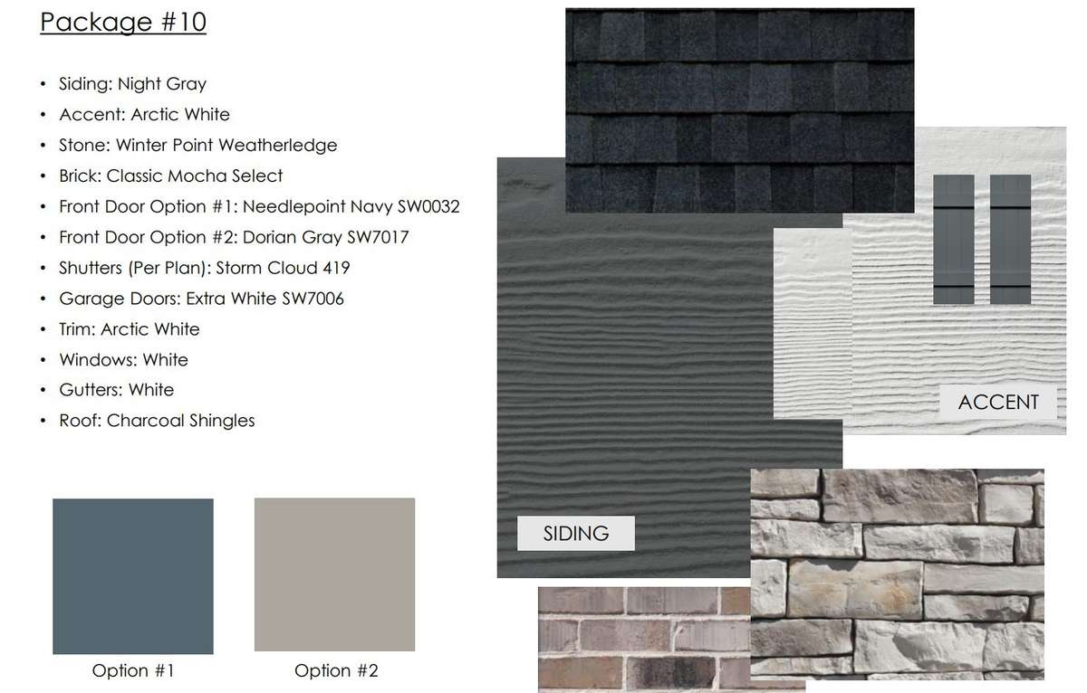 Exterior Color Scheme for this home