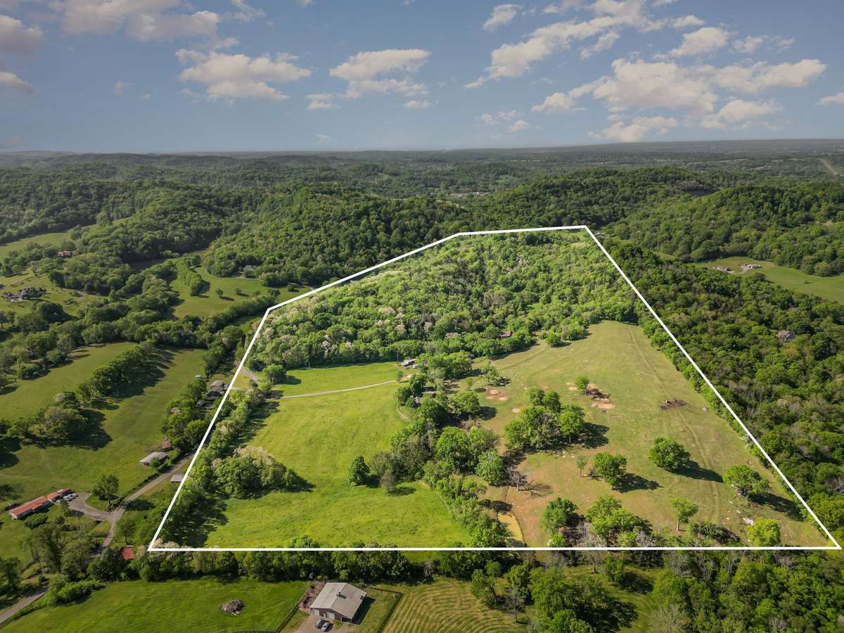 Side view of the 70 acres