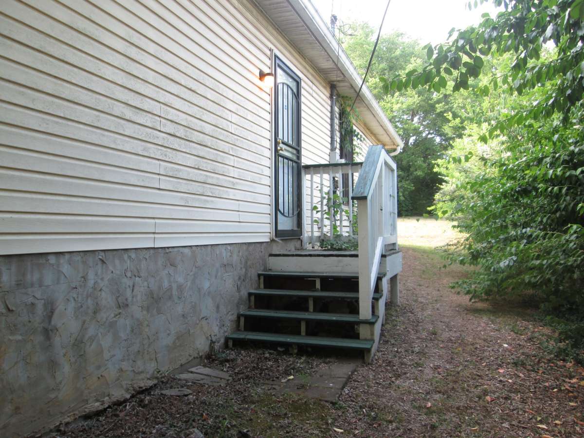 Side porch to backyard