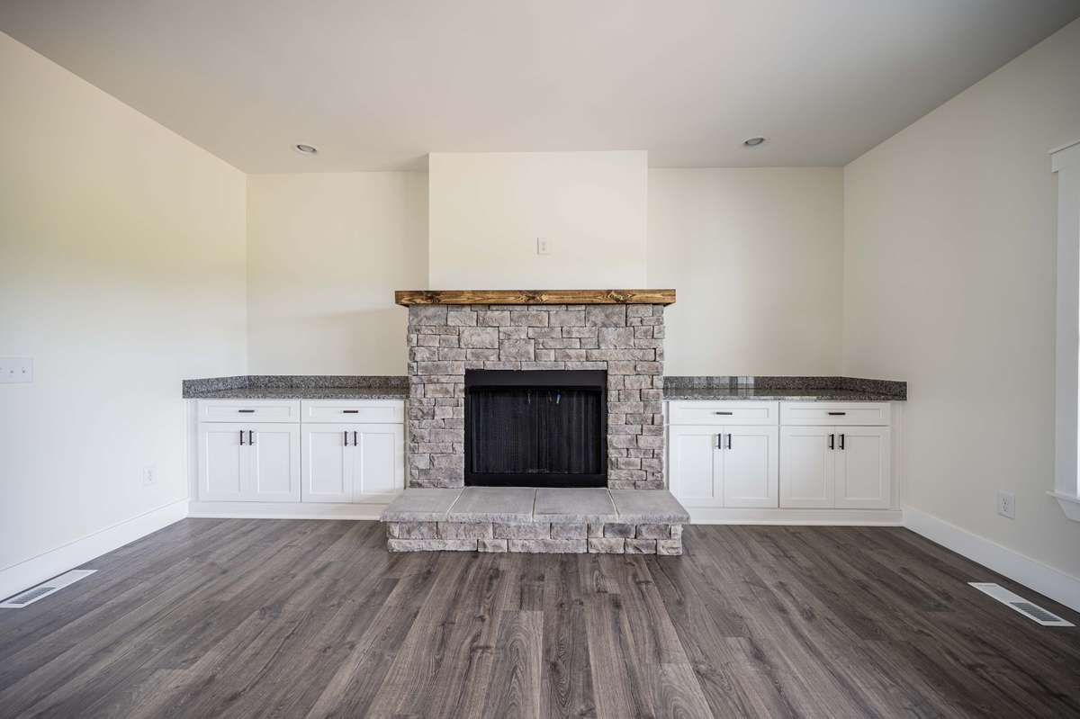 Gas Fireplace With Built Ins